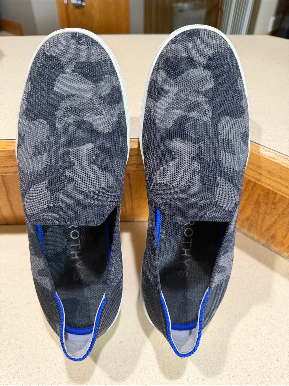 Rothy's Camo Original Slip On Sneakers